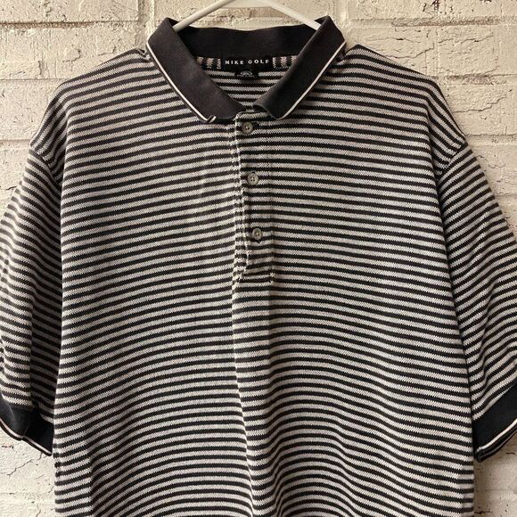 Nike Other - Nike Golf Mens Striped Short Sleeve Polo Shirt XL Athletic Activewear